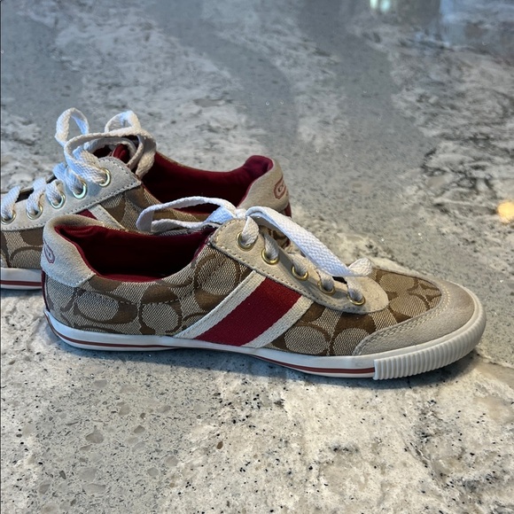 Coach Coach Women's Tan and Tan Sneakers Size 6 - Picture 9 of 11